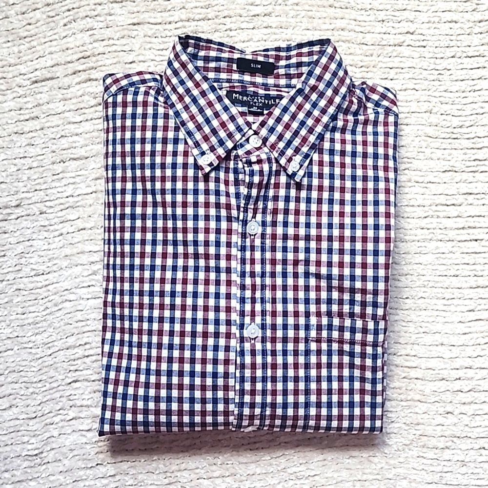 Men's J Crew Mercantile Slim Fit Long Sleeve Button Down. Medium. EUC.